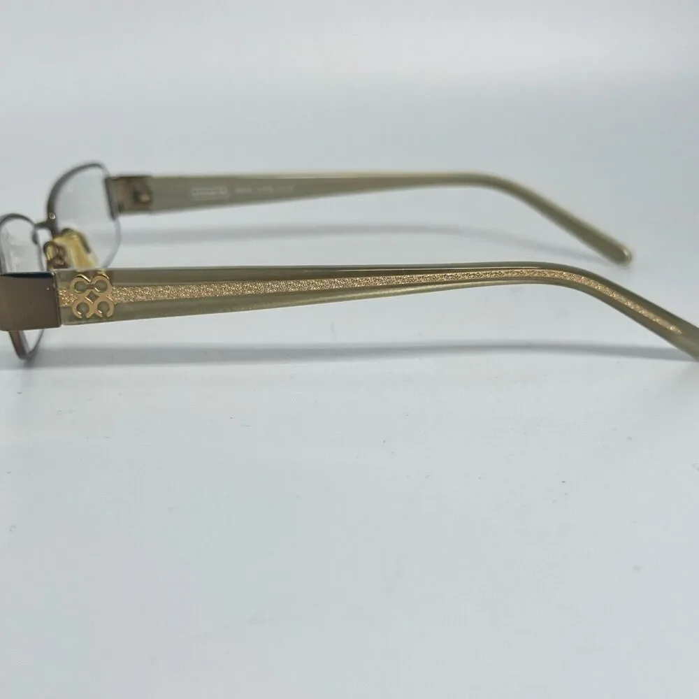 Coach Eyeglass Frames Olive Green Rectangular Full Rimmed ANEKO H16012‎